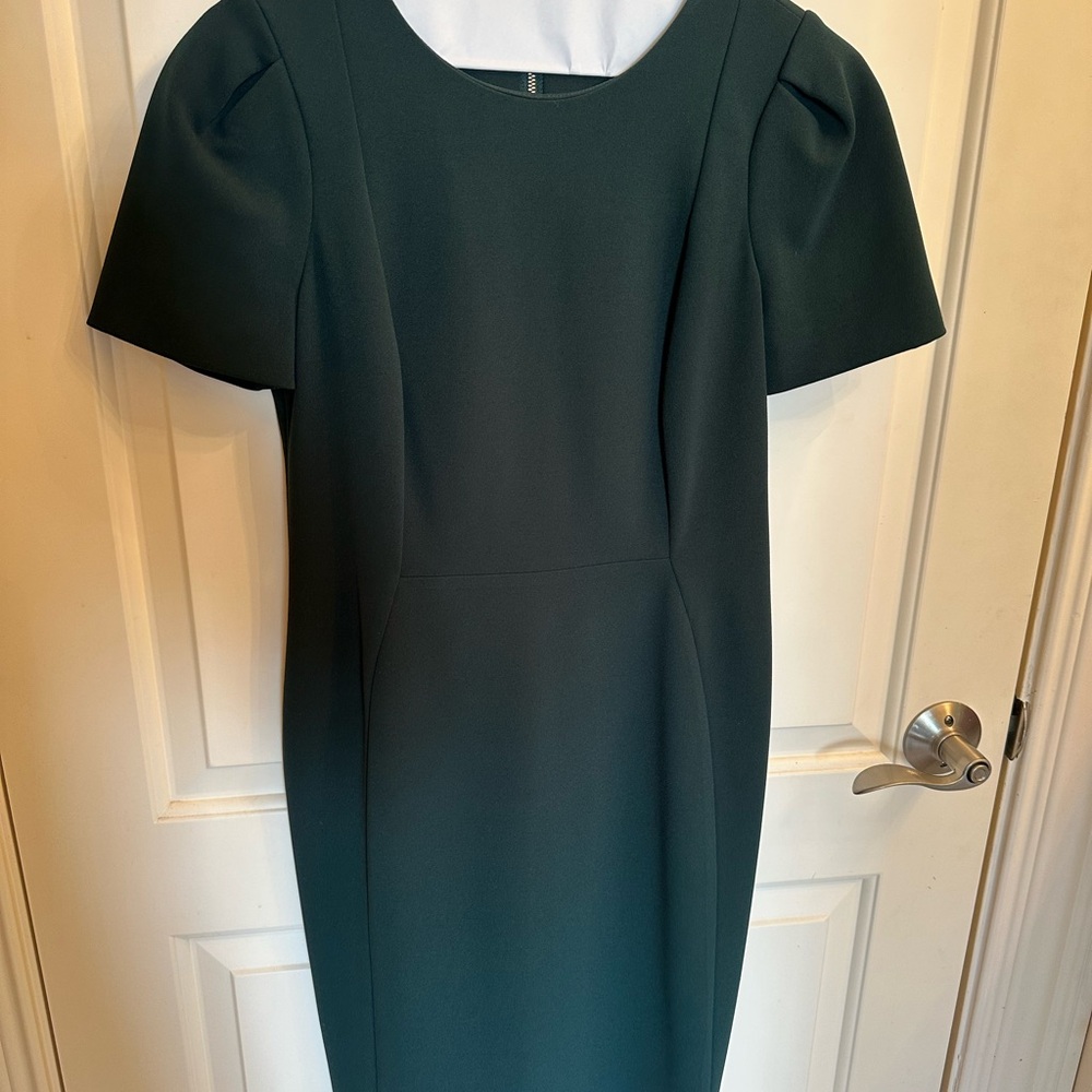 Calvin Klein Dark Green Scuba Dress
